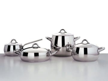 Batería de cocina Mami 7 piezas - acero inoxidable - Alessi