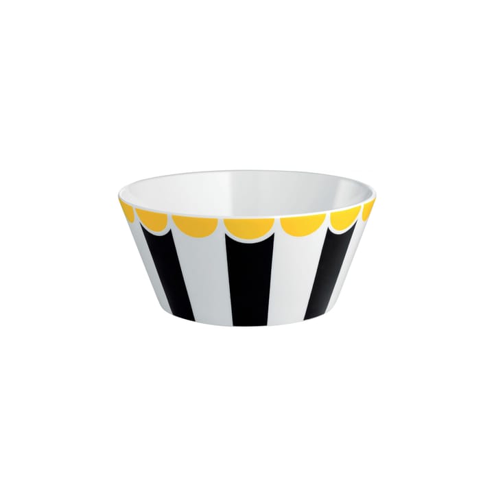 Bol Circus porcelana Ø 16 cm - negro-blanco-amarillo - Alessi
