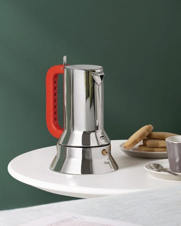 Cafetera 9090 manico forato espresso - 6 tazas - Alessi