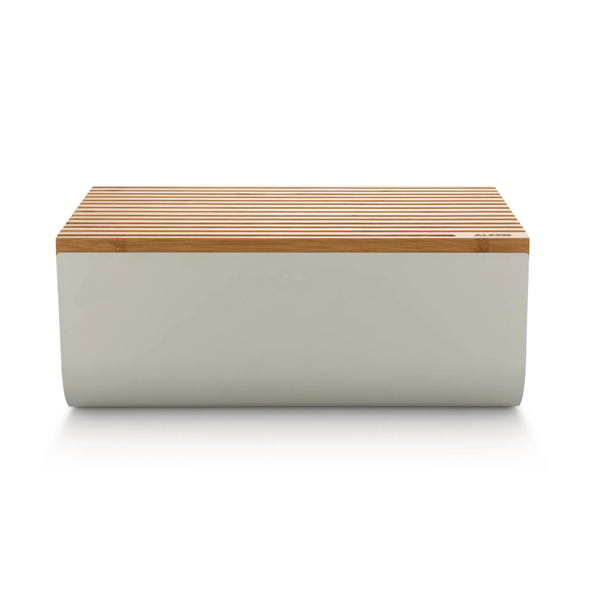 Caja para pan Mattina 34 cm, Gris cálido-bambú Alessi
