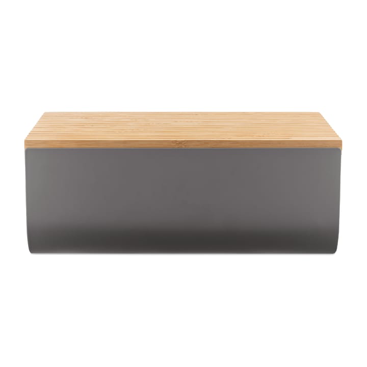 Caja para pan Mattina 34 cm, Gris oscuro-bambú Alessi