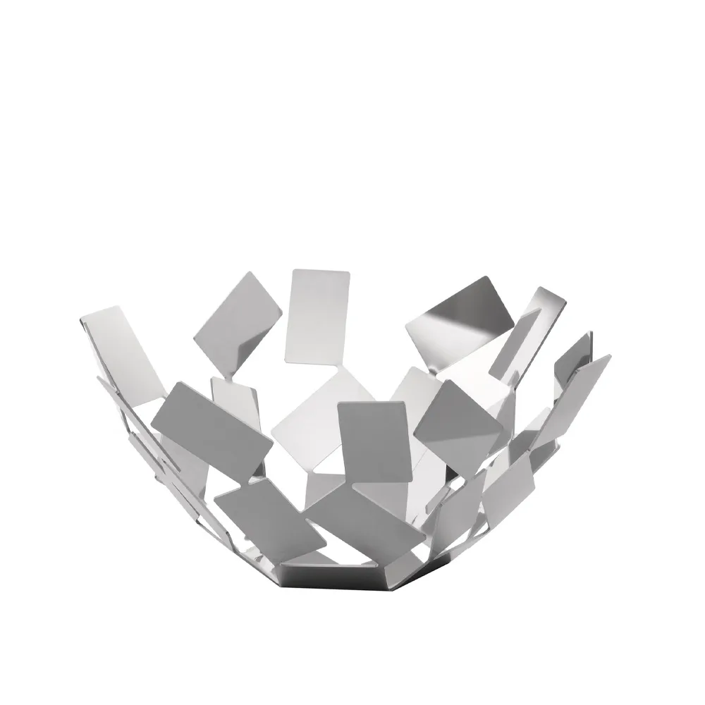 Cesta La Stanza dello Scirocco, Acero inoxidable, large Alessi