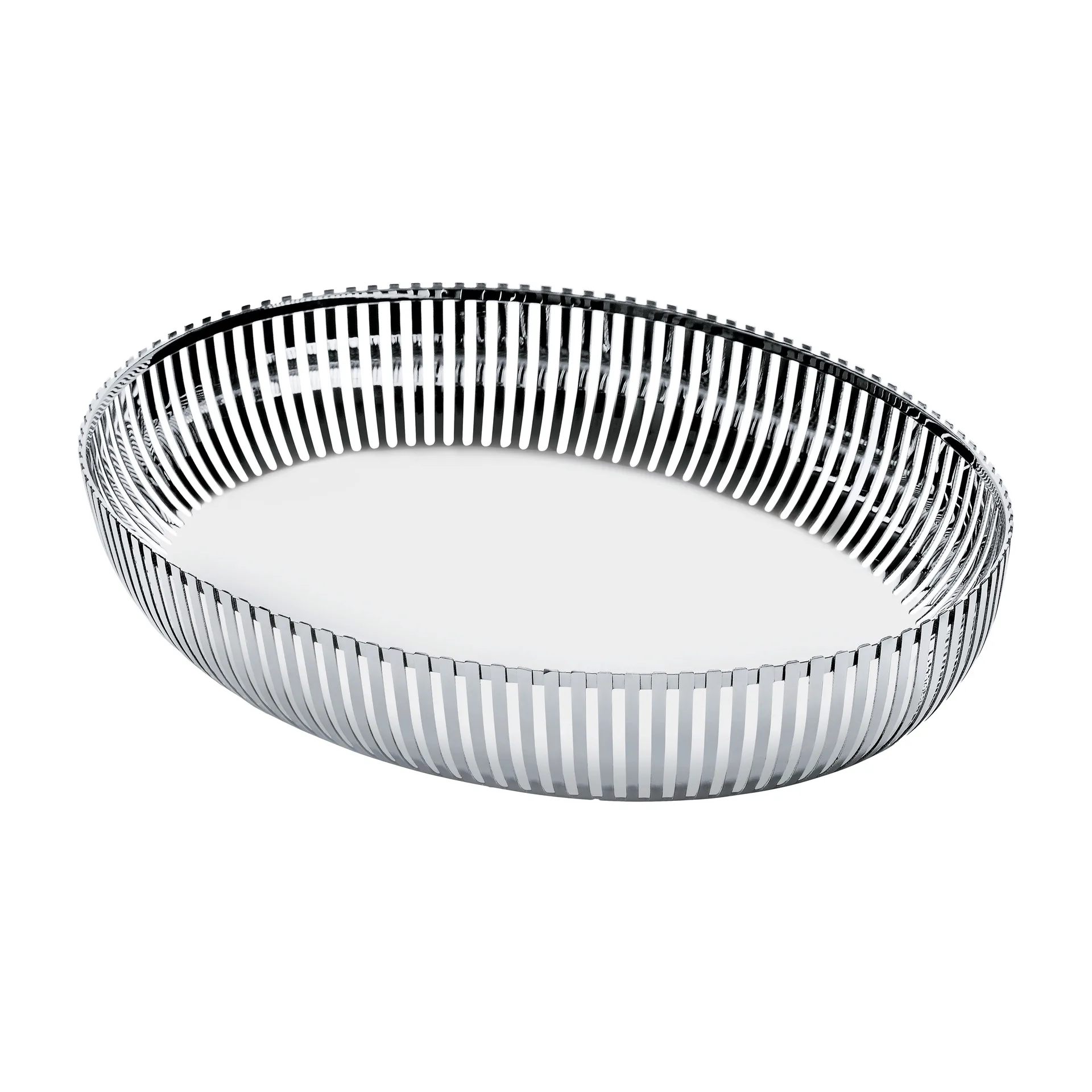 Cesta ovalada PCH06 20x26 cm, Acero inoxidable Alessi