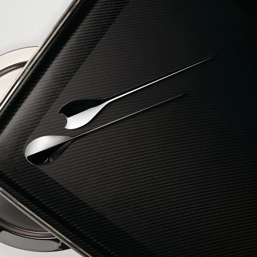 Cubiertos de ensalada Human Collection, Acero inoxidable Alessi