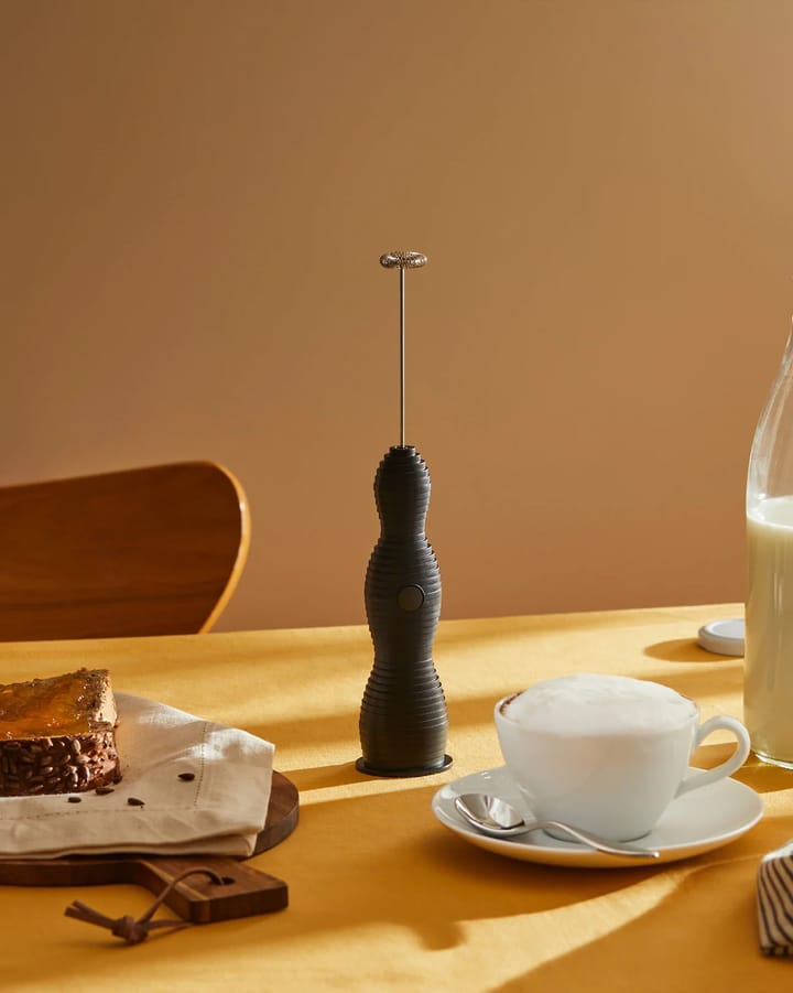 Espumador de leche Pulcina 27,5 cm, Negro Alessi