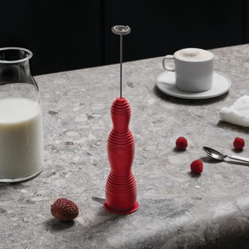 Espumador de leche Pulcina 27,5 cm - Rojo - Alessi