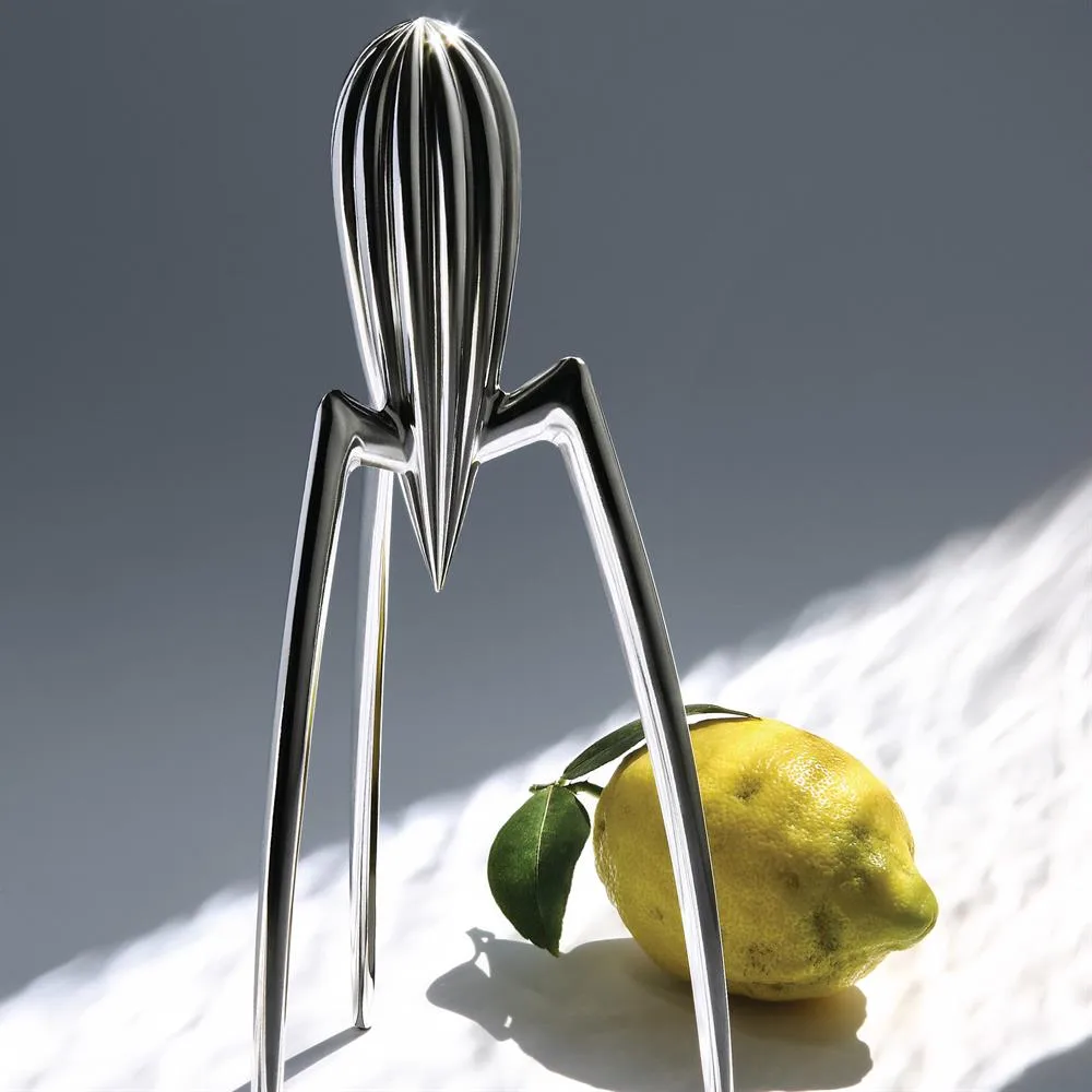 Exprimidor de cítricos Juicy Salif, aluminio pulido brillante Alessi