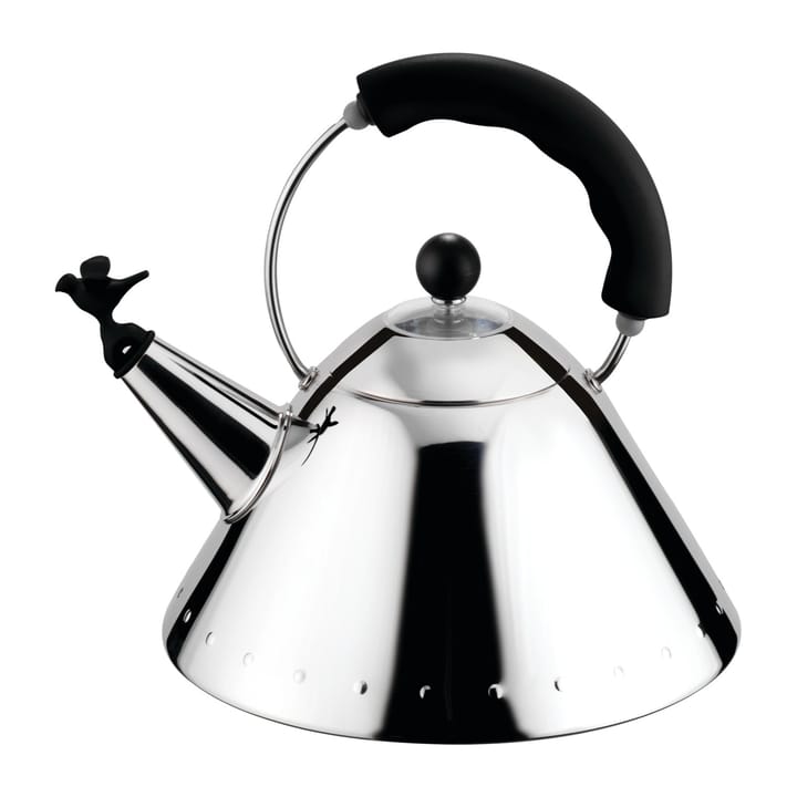 Hervidor de agua Alessi 9093 - negro-pájaro - Alessi