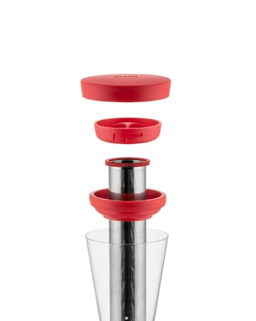 Jarra para cafe frio Mazagran - Rojo - Alessi