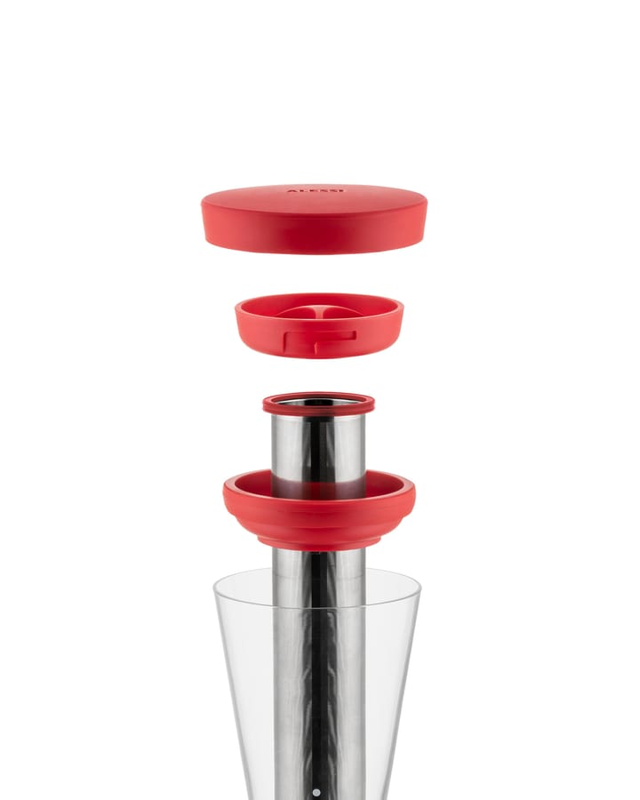 Jarra para cafe frio Mazagran, Rojo Alessi