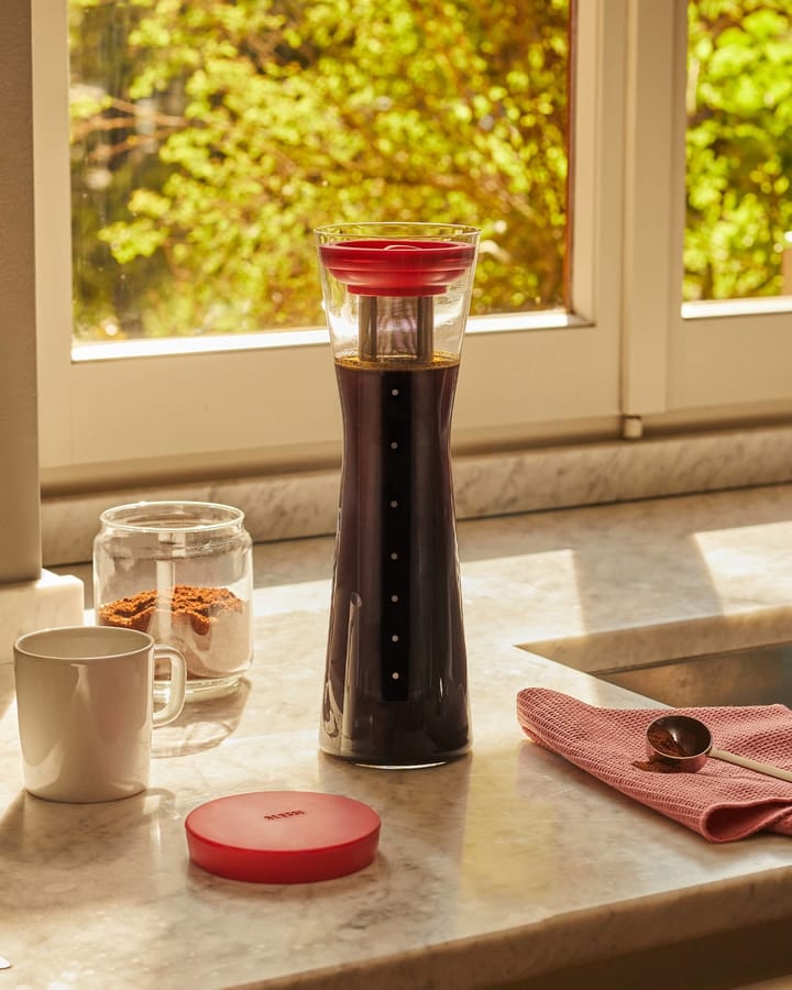 Jarra para cafe frio Mazagran, Rojo Alessi