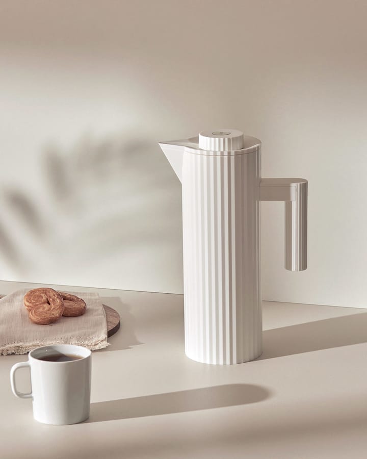 Jarra térmica Plissé 1 L, Blanco Alessi