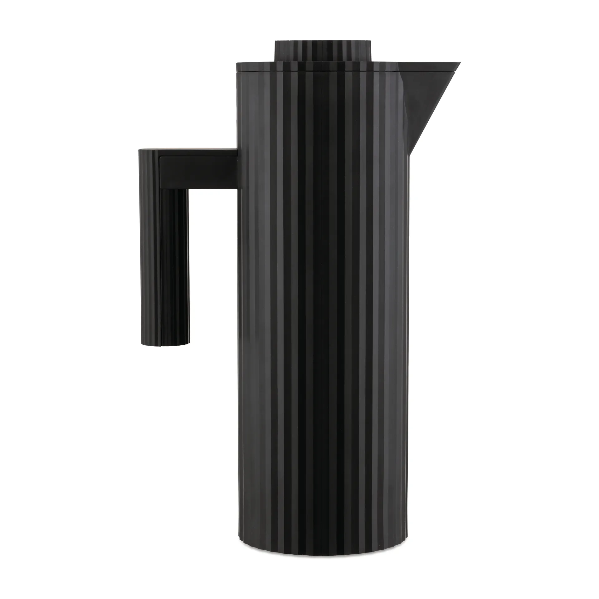 Jarra térmica Plissé 1 L, Negro Alessi