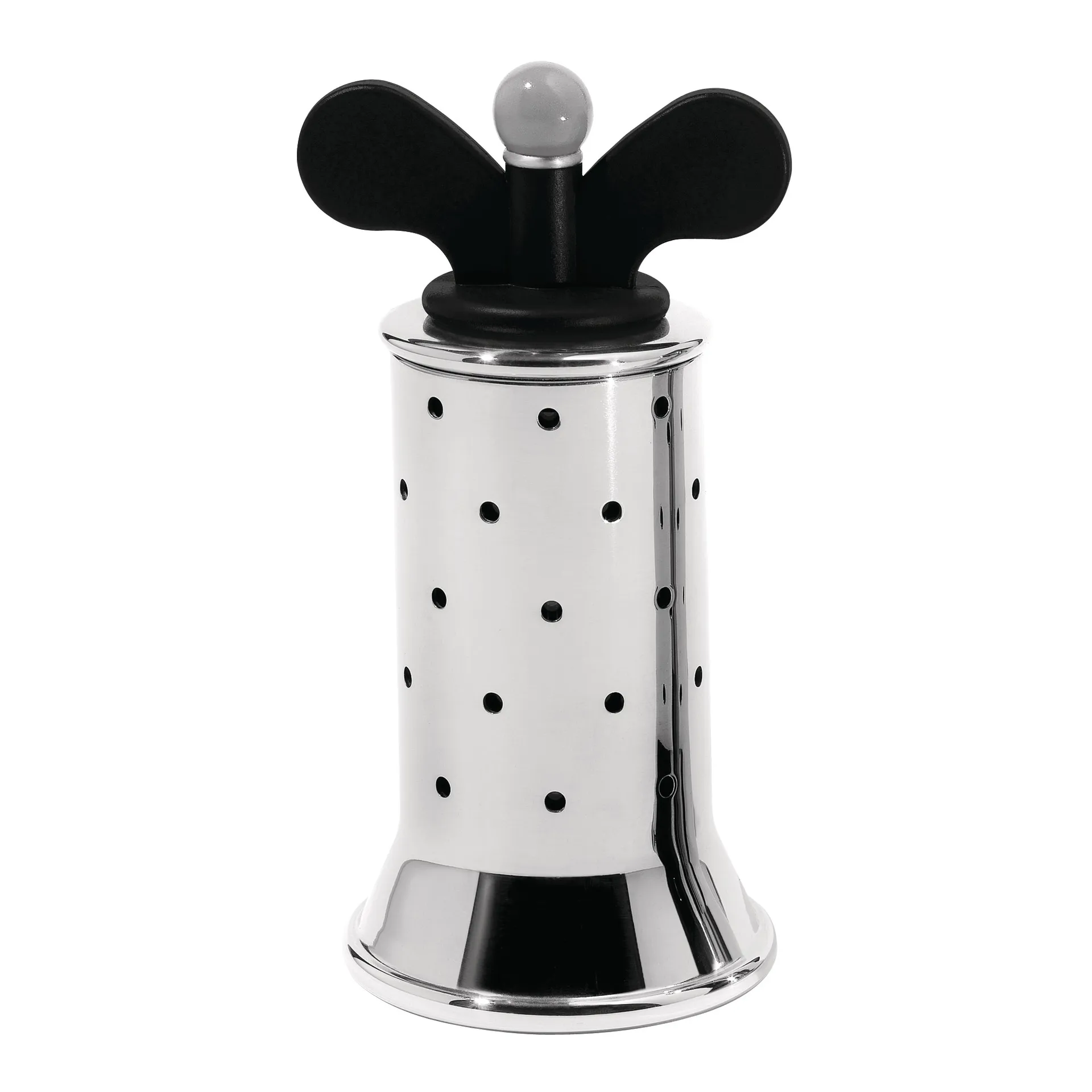 Molinillo de pimienta Alessi, negro-acero inoxidable Alessi