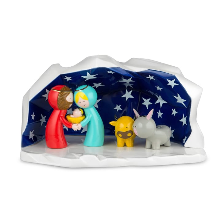 Pesebre con figuras porcelana Happy Eternity baby, 1 set Alessi