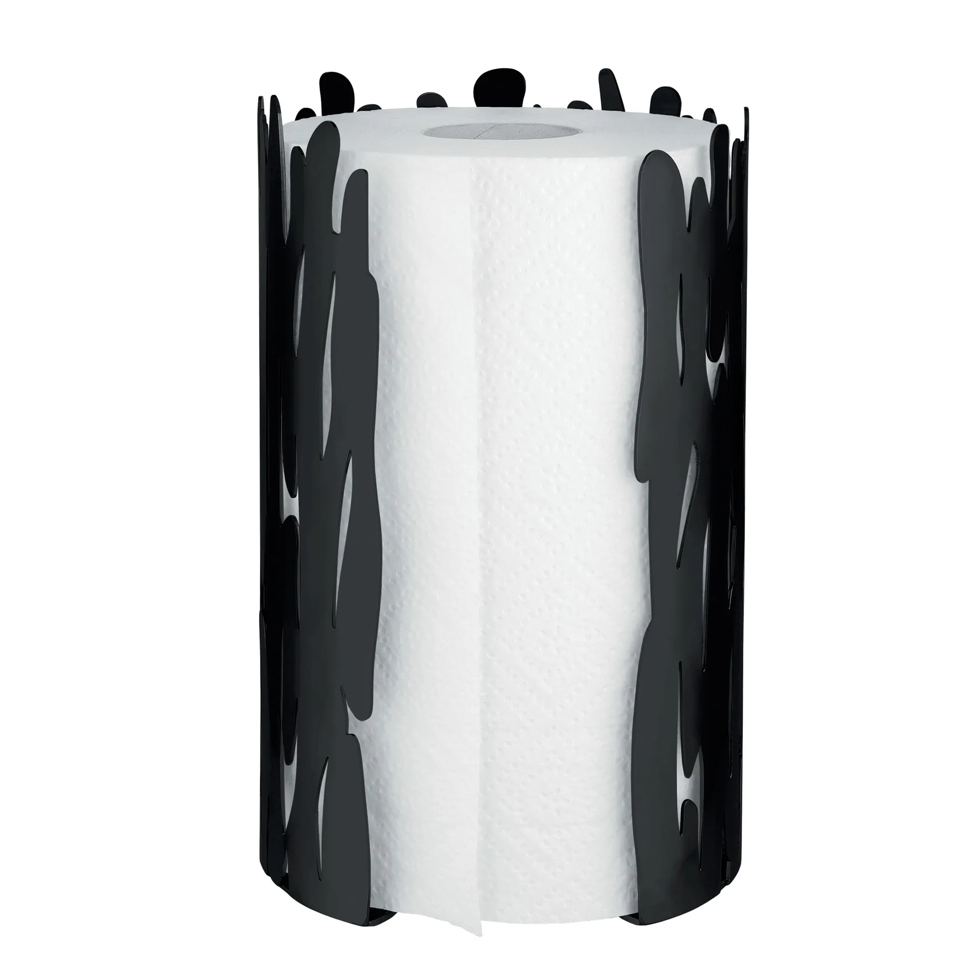 Portarrollos de papel cocina Barkroll, negro Alessi