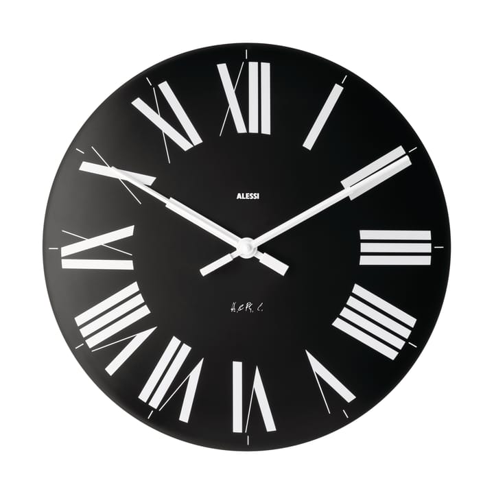 Reloj de pared Firenze Ø36 cm - negro - Alessi