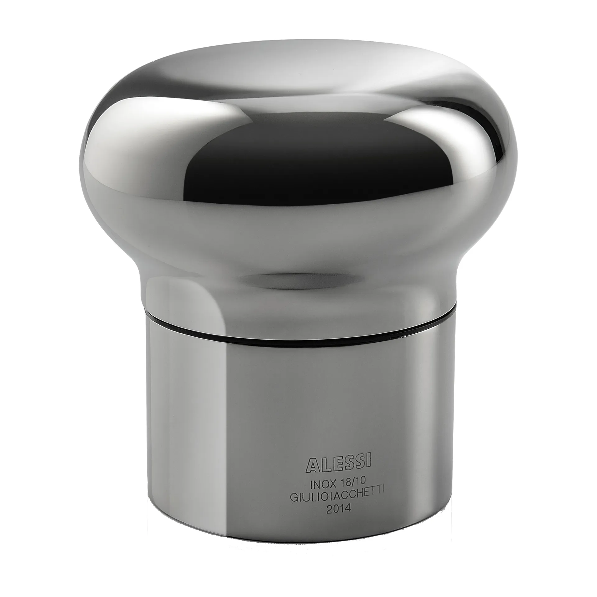 Tapón para botella de champán Noè, Acero inoxidable Alessi
