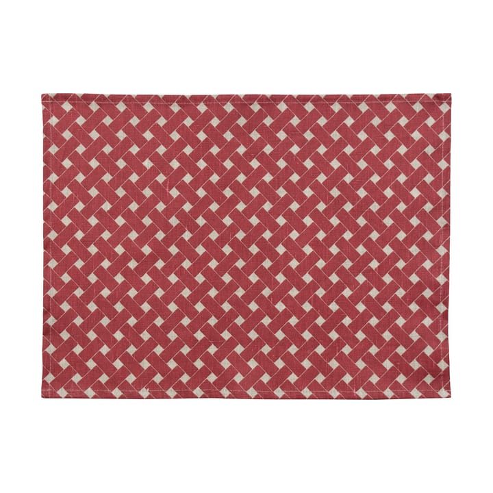 2 Manteles individuales Korg 34x45 cm - Rojo - Almedahls