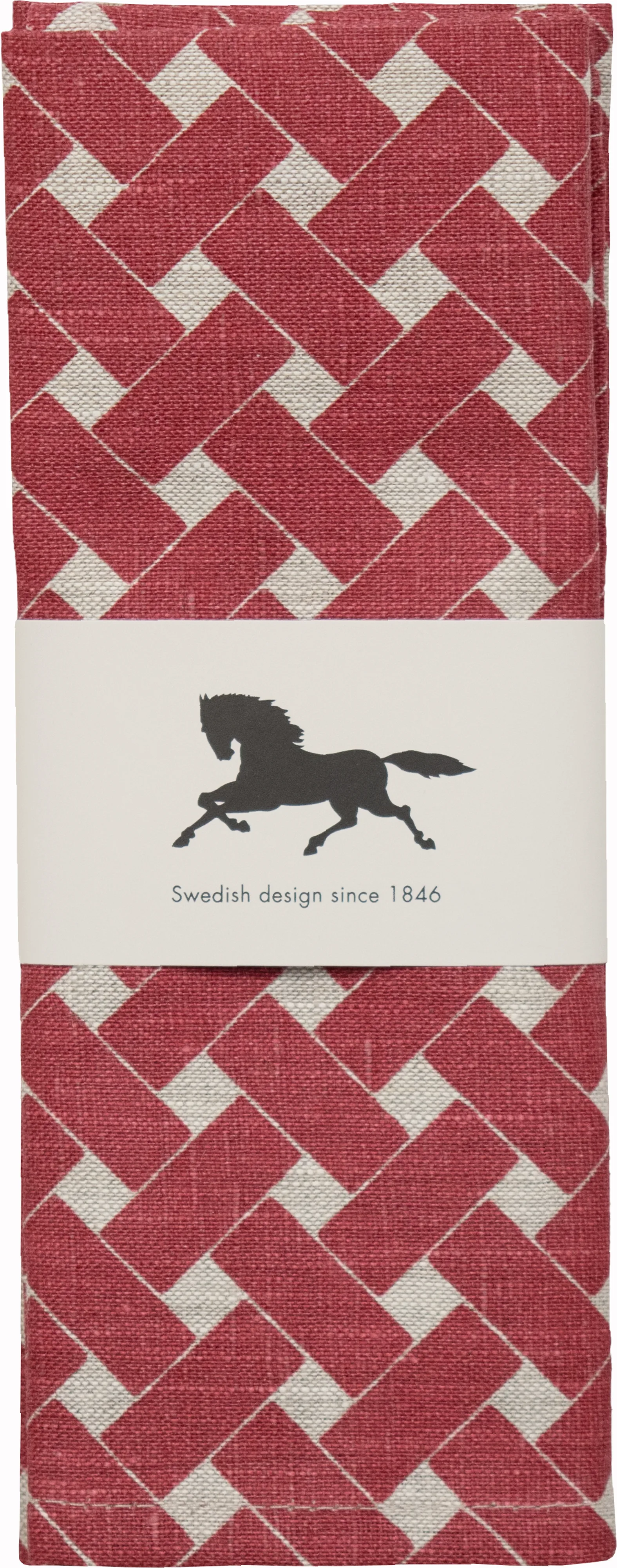 2 Manteles individuales Korg 34x45 cm, Rojo Almedahls