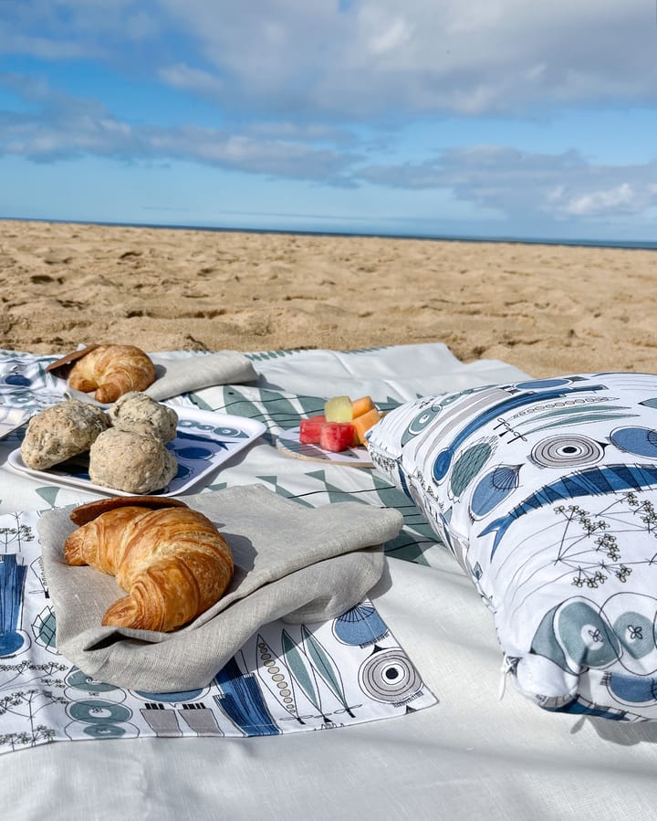 2 Manteles individuales Picknick 34x45 cm, Azul-beige Almedahls