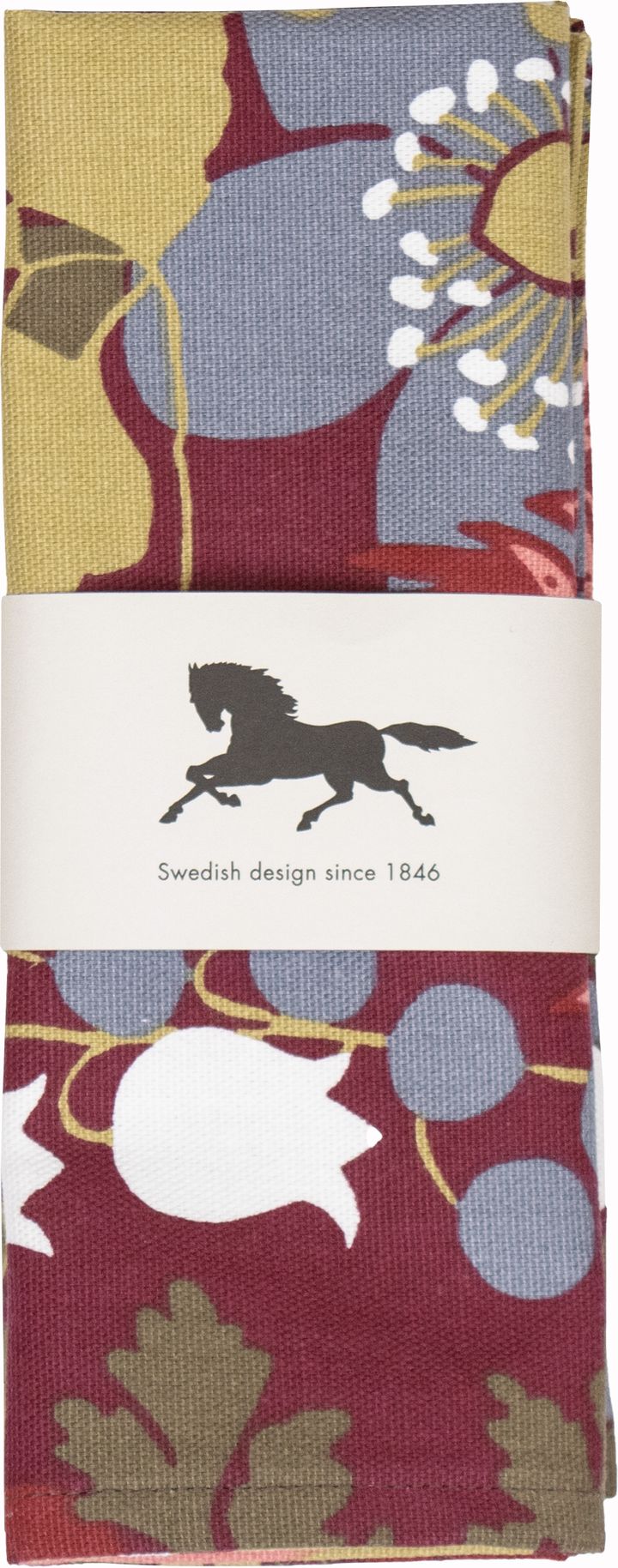 2 Manteles individuales Skogen 34x45 cm, Vino tinto Almedahls