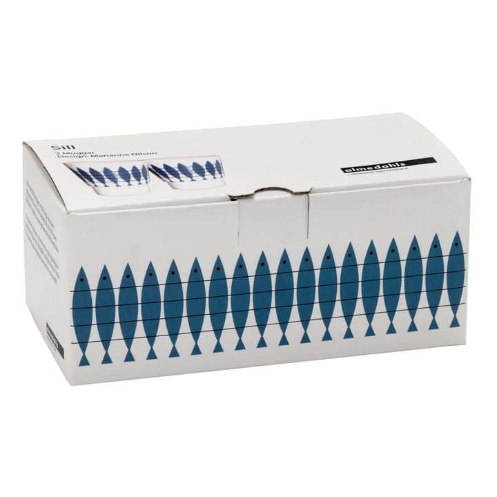 2 Tazas Sill, Azul Almedahls