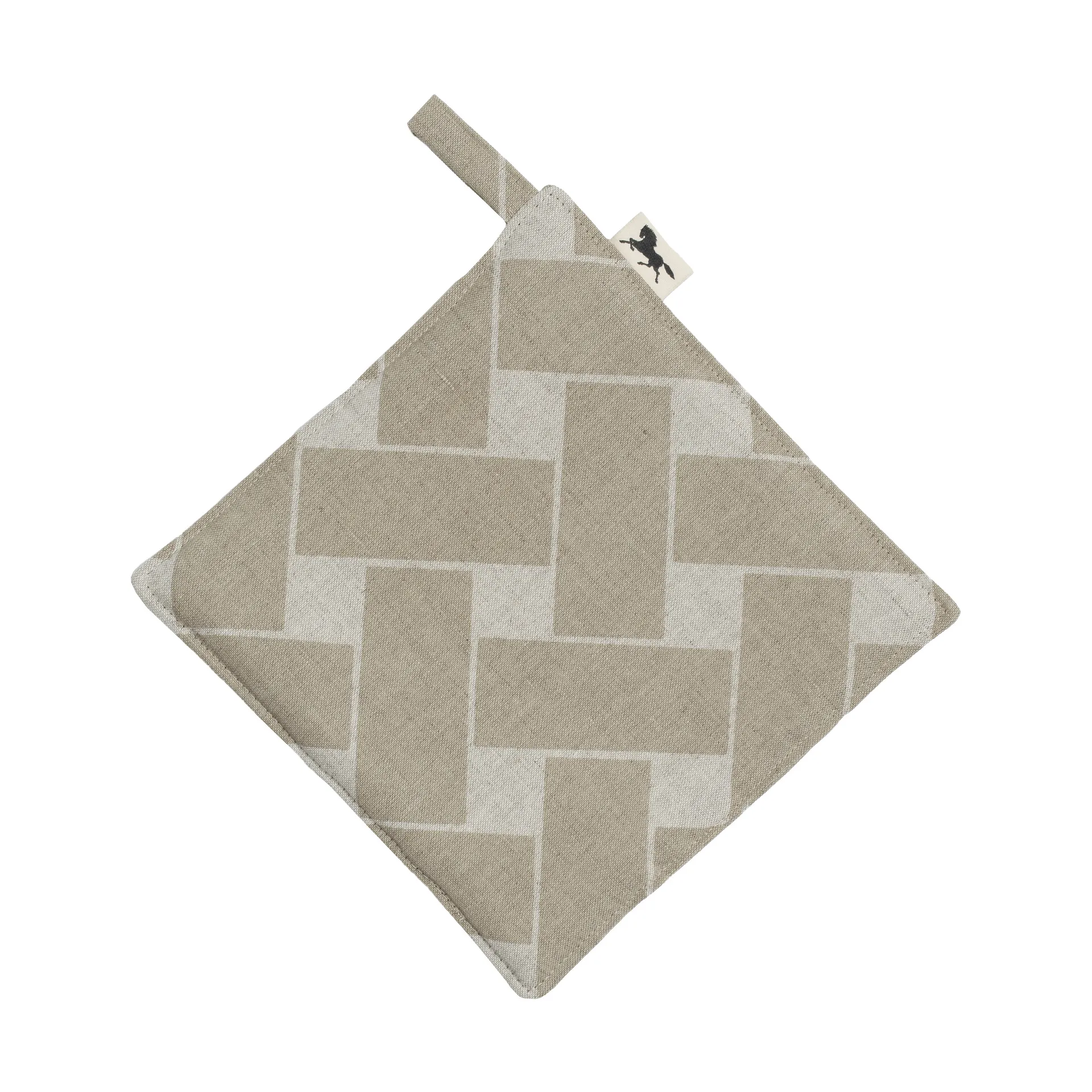 Agarradera XL Korg 23x23 cm, Natur-taupe Almedahls