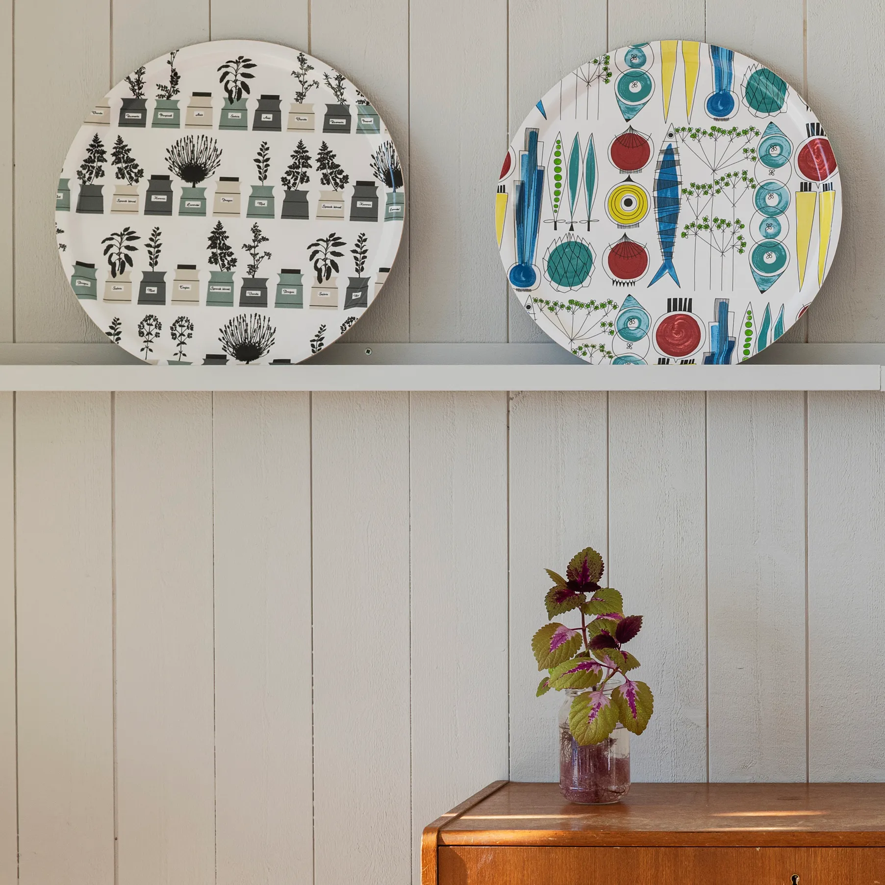 Bandeja Persons kryddskåp Ø38 cm, verde-gris Almedahls