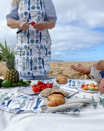 Bandeja Picknick 20x27 cm - Azul-beige - Almedahls