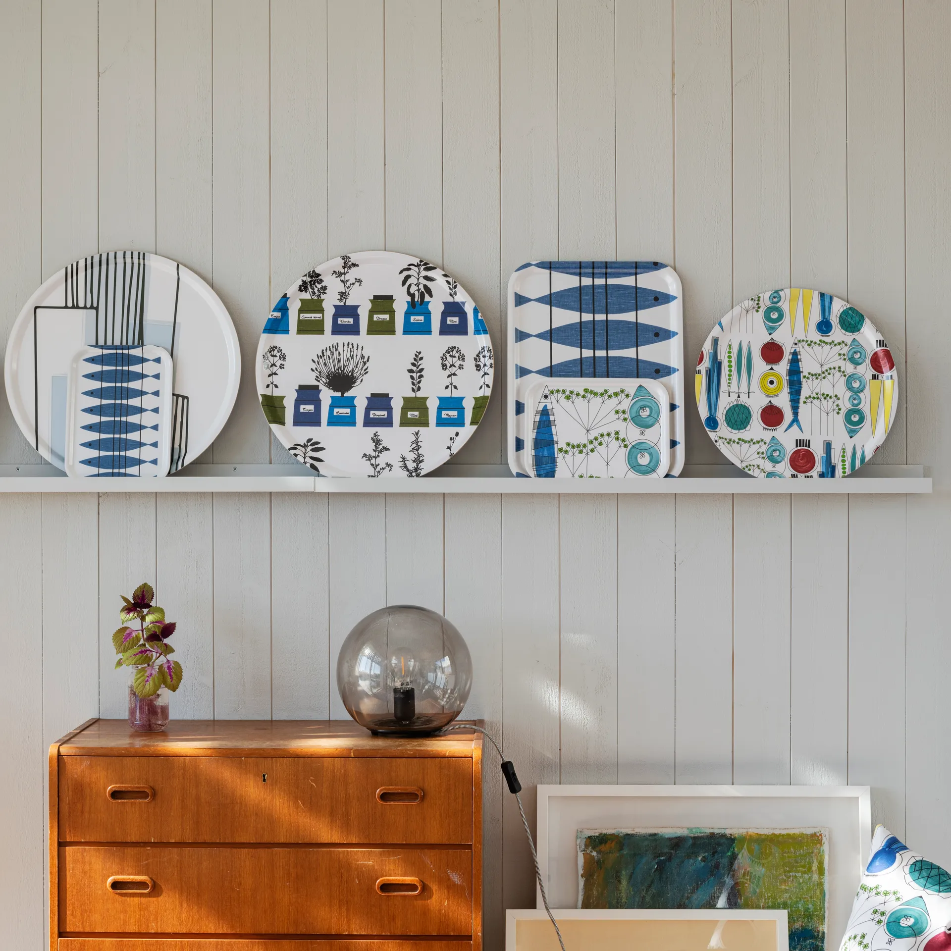 Bandeja redonda Picknick Ø38 cm, Multi Almedahls