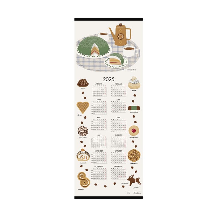 Calendario Fika 2025, 35x90 cm Almedahls