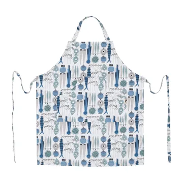 Delantal Picknick estampado pequeño - Azul-beige - Almedahls