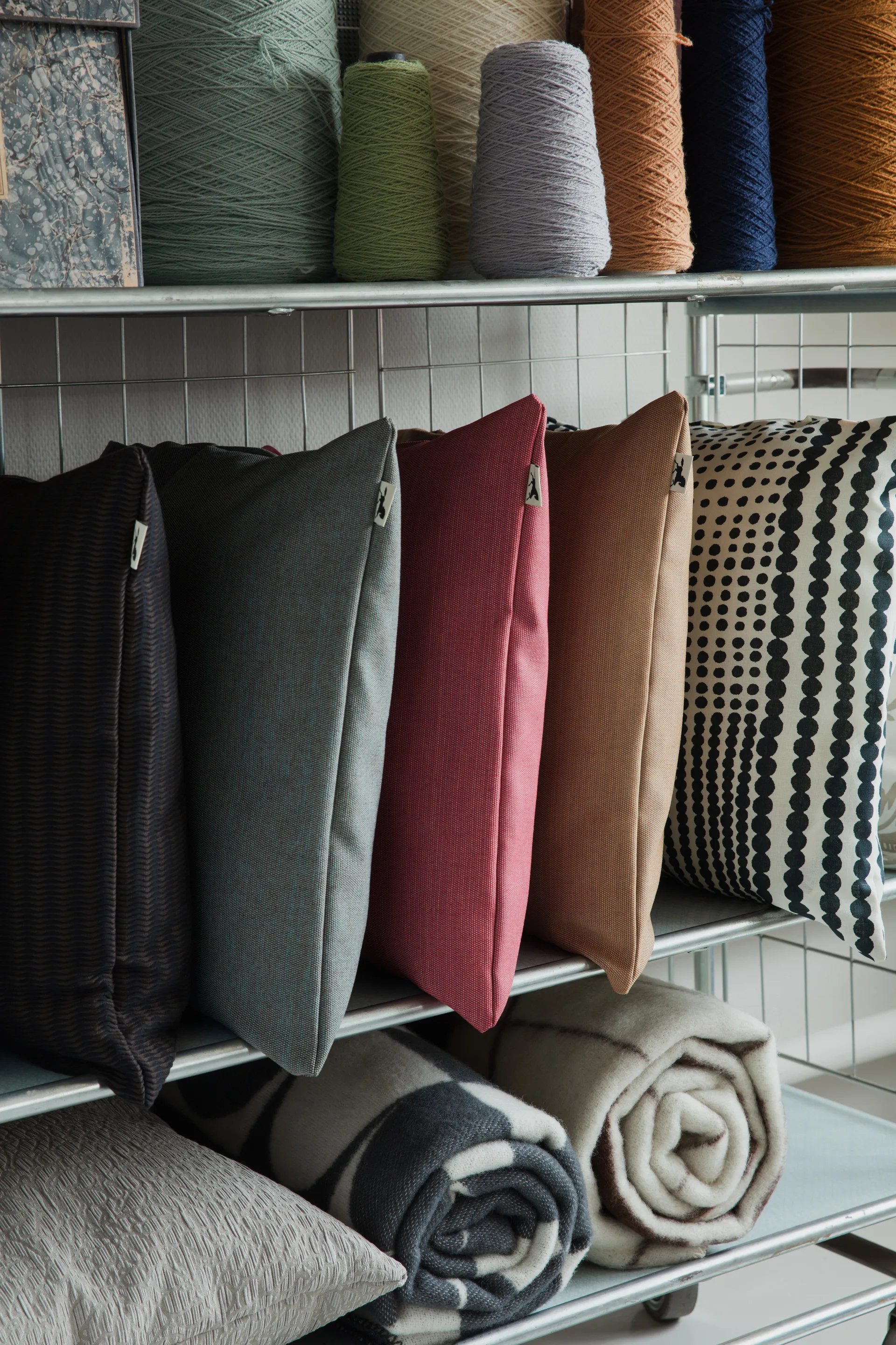 Funda de cojín Pricktyg 47x47 cm, negro Almedahls