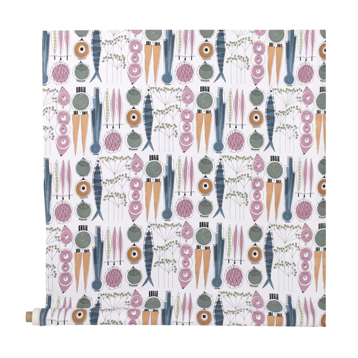 Hule Picknick - azul-rosa - Almedahls
