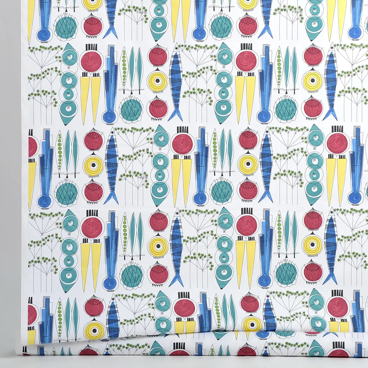 Hule Picknick, blanco-multi Almedahls