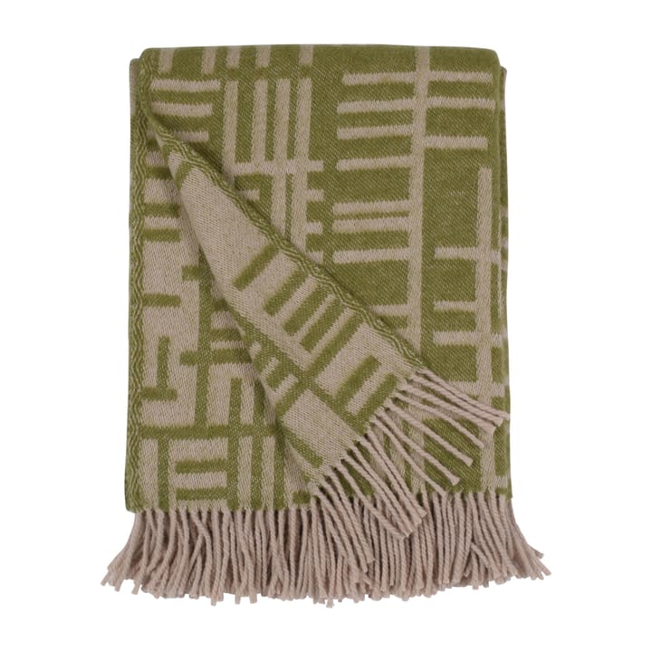 Manta Pickepin 130x170 cm - Verde musgo-beige - Almedahls