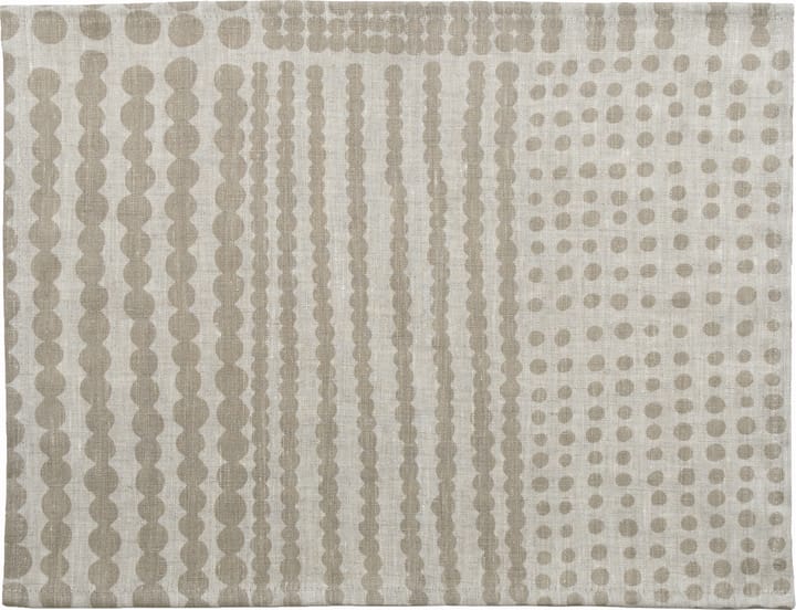 Mantel individual Pricktyg 34x45 cm, Natur-taupe Almedahls