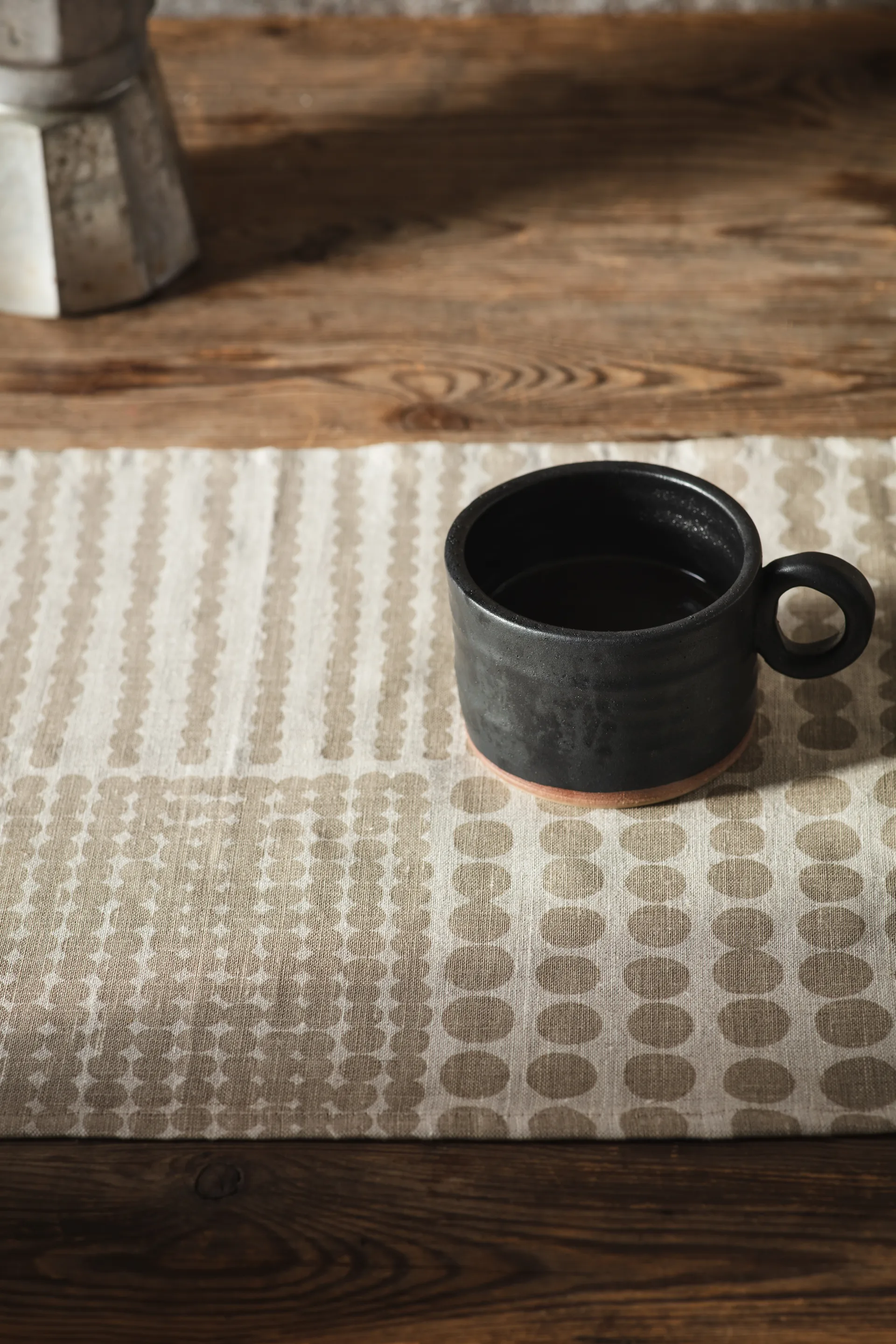 Mantel individual Pricktyg 34x45 cm, Natur-taupe Almedahls