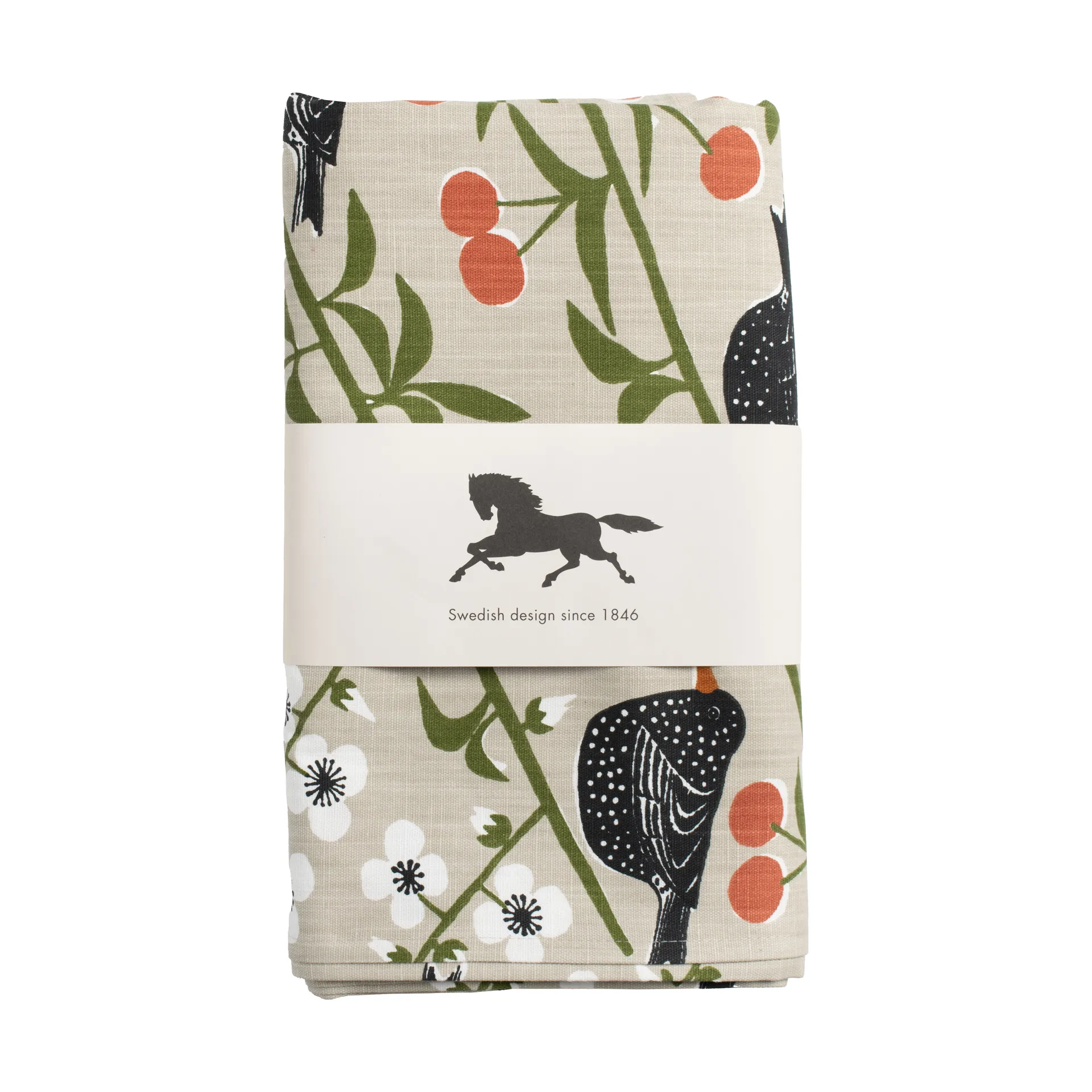 Mantel Körsbärsträdgården, Beige, 145x250 cm Almedahls