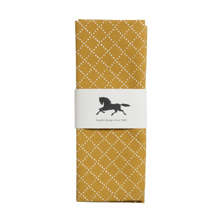 Manteles individuales Prickruta 34x45 cm 2-pack, Ocre Almedahls