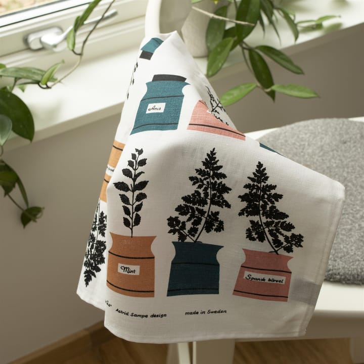 Paño cocina Perssons kryddskåp, verde/rosa Almedahls