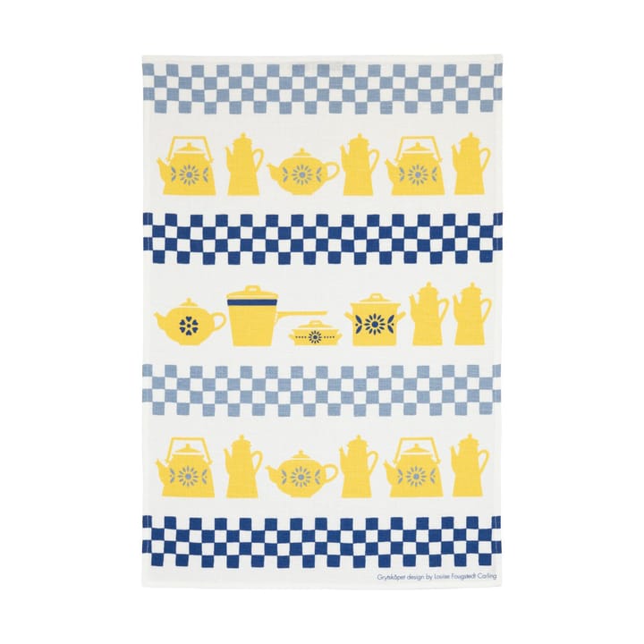 Paño de cocina Grytskåpet 47x70 cm - Multi-amarillo-azul - Almedahls