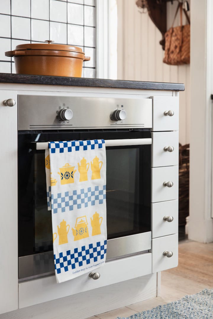 Paño de cocina Grytskåpet 47x70 cm, Multi-amarillo-azul Almedahls