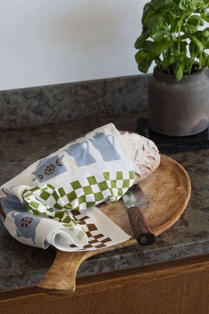 Paño de cocina Grytskåpet 47x70 cm, Multicolor-azul-verde Almedahls