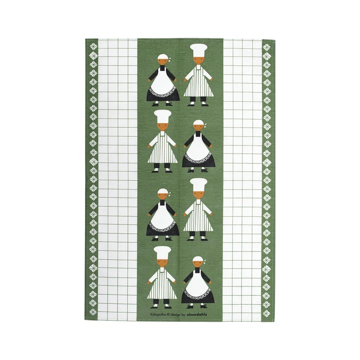 Paño de cocina Kökspolka - verde - Almedahls