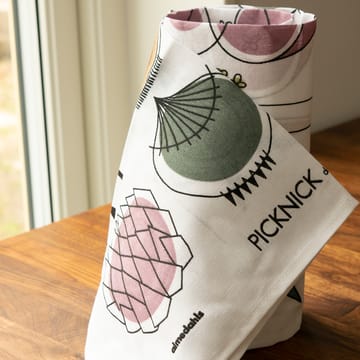 Paño de cocina Picknick - azul-rosa - Almedahls
