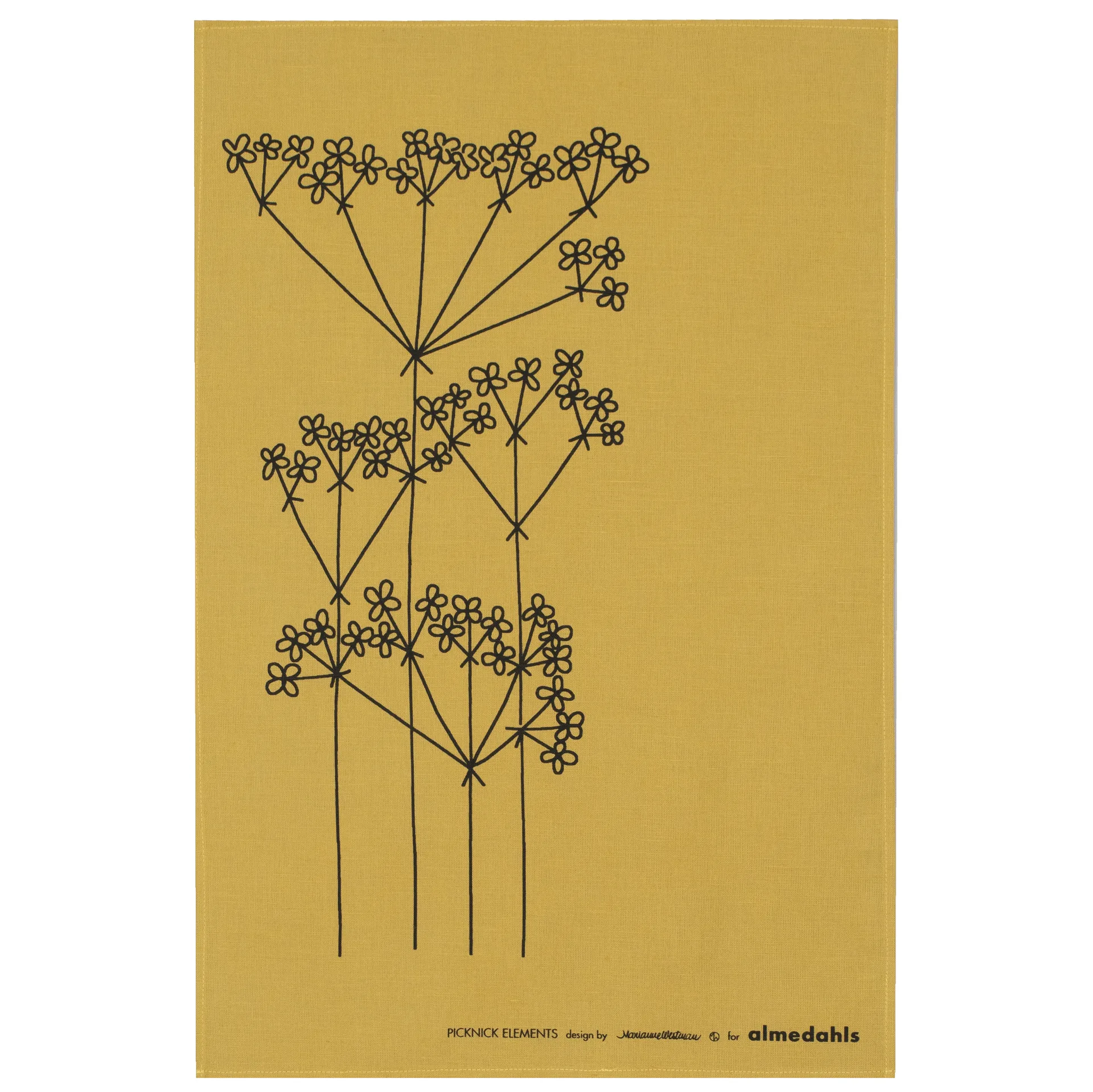 Paño de cocina Picknick, Ockra Almedahls