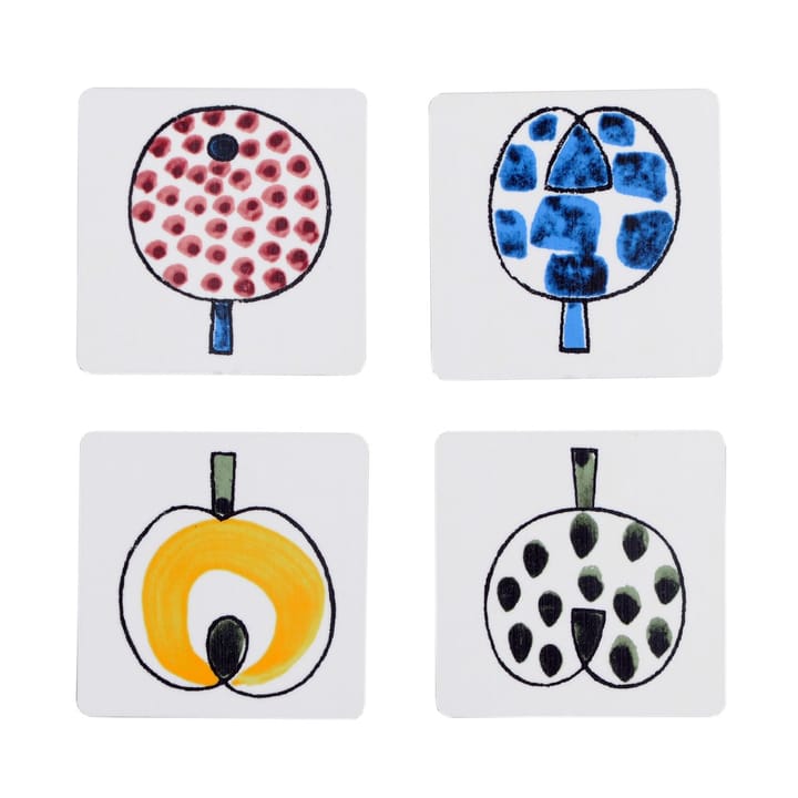 Posavasos Pomona, multi, set de 4 Almedahls