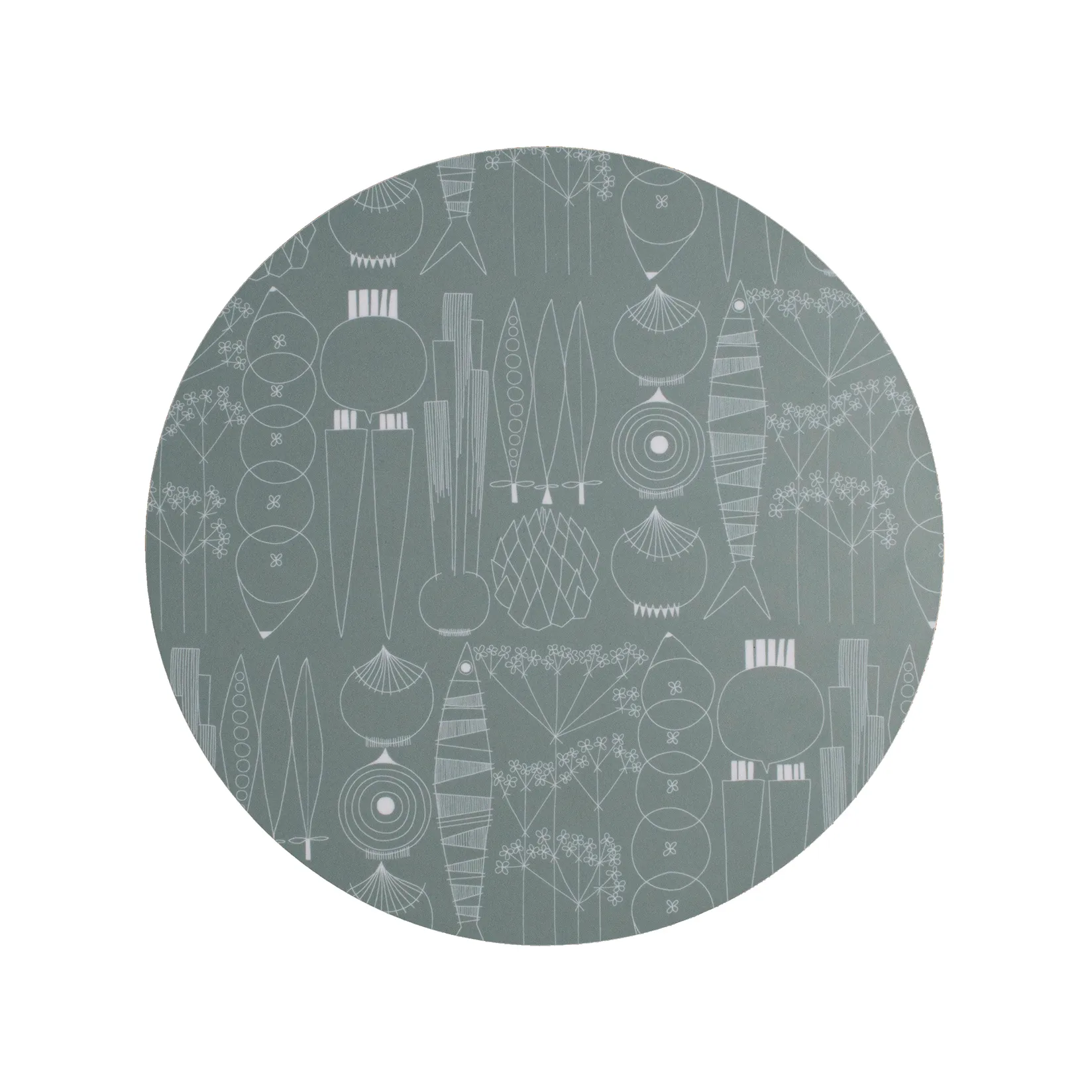 Salvamanteles Picknick Ø21 cm, gris verdoso Almedahls